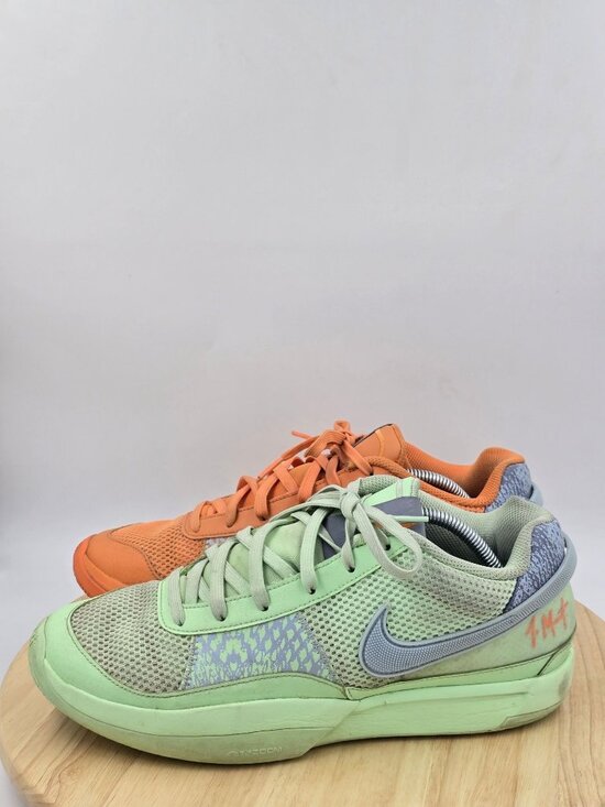 Nike Ja 1 Basketball Shoes FQ4796-800 Bright Mandarin/Vapor Green mens 11 main image 9